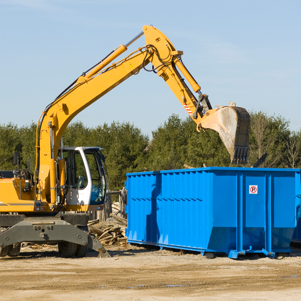 what size residential dumpster rentals are available in Nordland